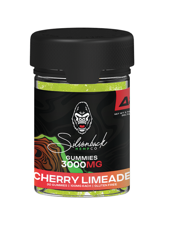 Silver Back Hemp Co. - Delta 8 Cherry Limeade Gummies 3000MG