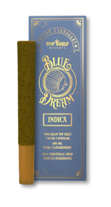 Top Shelf - 2g THC-A Cannagar Blunt - Blue Dream (Indica)