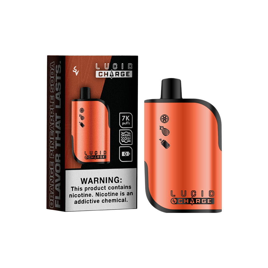 Disposable - LUCID CHARGE - Orange Pineapple Soda 7000 Puffs
