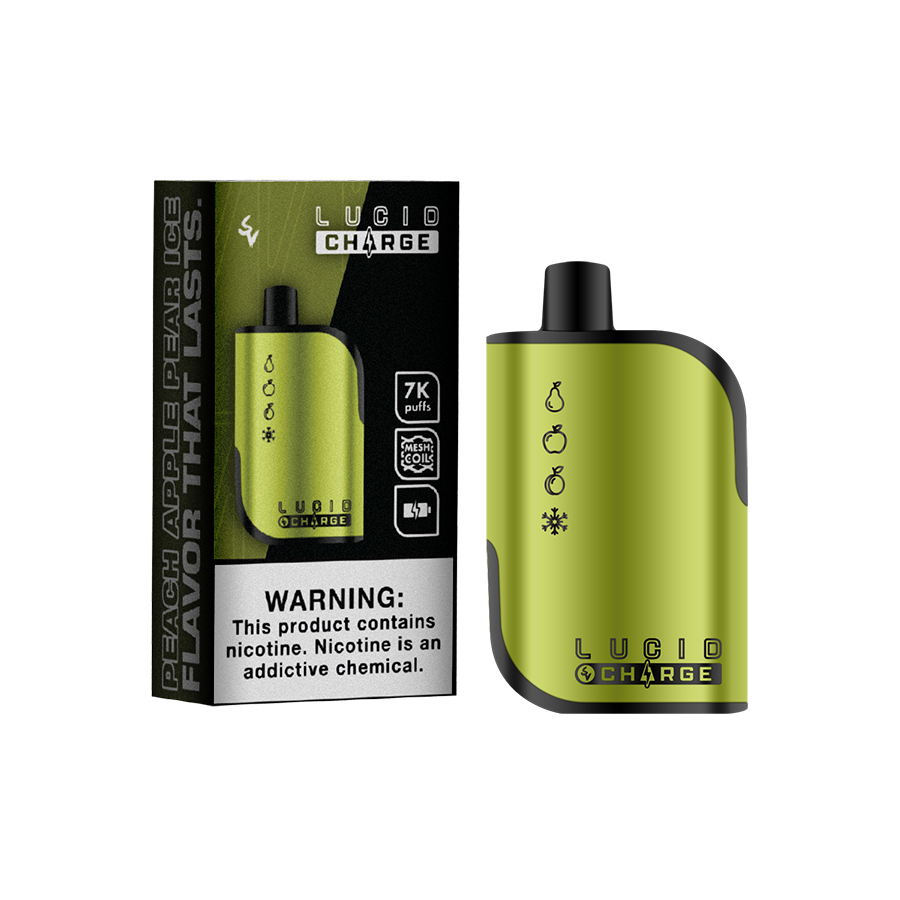 Disposable - LUCID CHARGE - Peach Apple Pear Ice 7000 Puffs