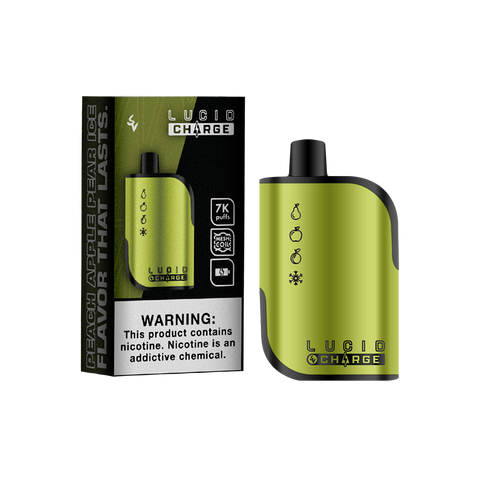 Disposable - LUCID CHARGE - Peach Apple Pear Ice 7000 Puffs