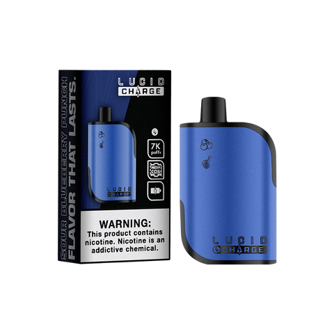 Disposable - LUCID CHARGE - Sour Blueberry Punch 7000 puffs