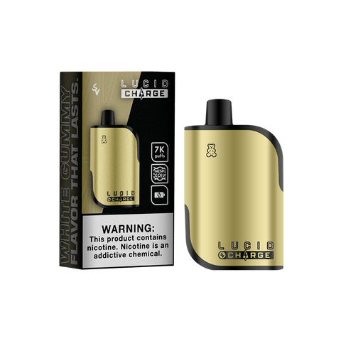 Disposable - LUCID CHARGE - White Gummy 7000 Puffs