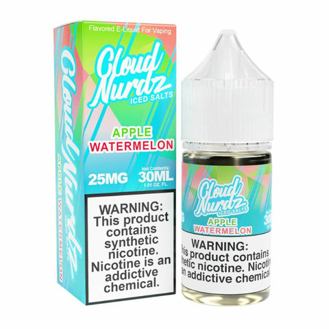 Cloud Nurdz Salt - Watermelon Apple ICE 25mg