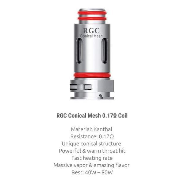 SMOK RPM 80 RGC Coil Conical Mesh .17 single