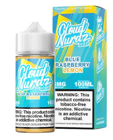 Cloud Nurdz - Blue Raspberry Lemon ICE 3mg