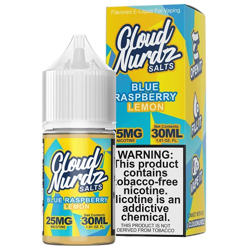 Cloud Nurdz Salt - Blue Raspberry Lemon 25mg