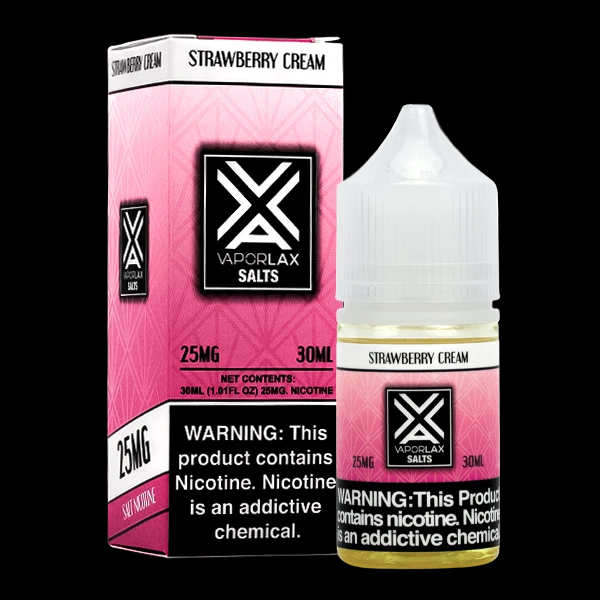 Vaporlax Salts - Strawberry Cream 25mg